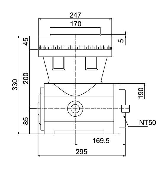 90° Angular Milling Head