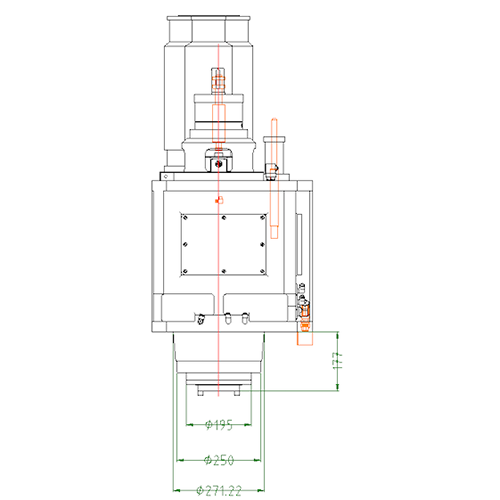 CNC Vertical Gear Head (2 Speeds)