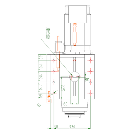 CNC Vertical Gear Head (2 Speeds)