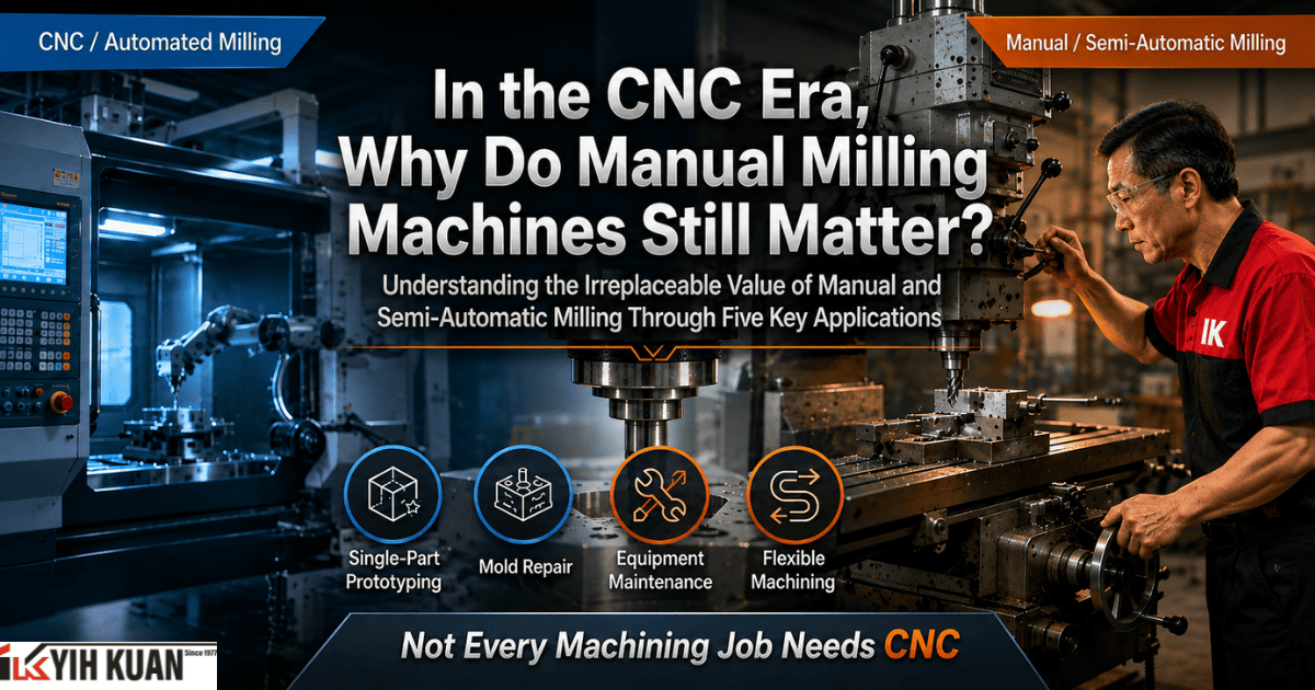 Understanding the Irreplaceable Value of Manual and Semi-Automatic Milling Through Five Key Applications