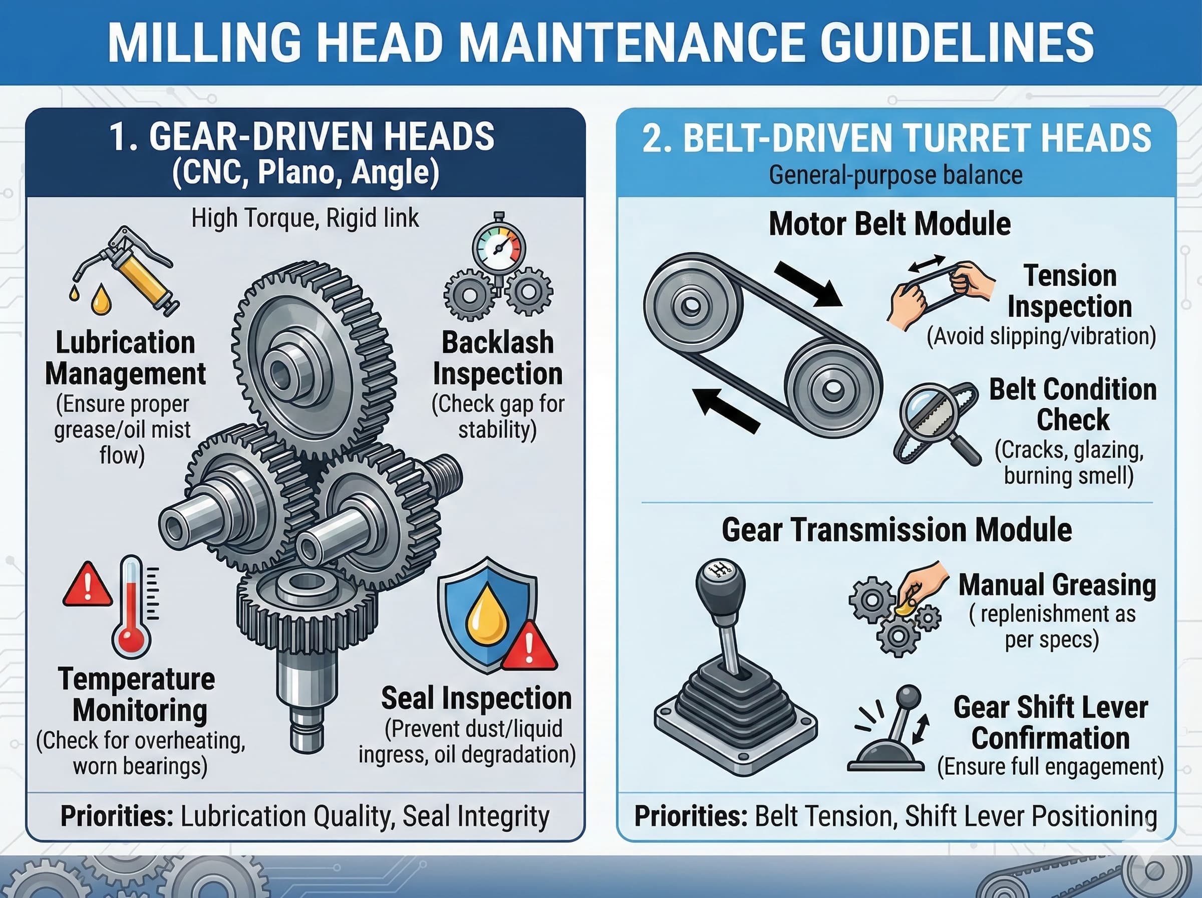 Maintenance Key Points for Milling Heads: Cultivating the Habit of Regular Maintenance