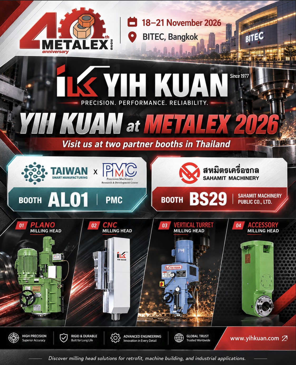YIH KUAN at METALEX 2026 – Bangkok, Thailand