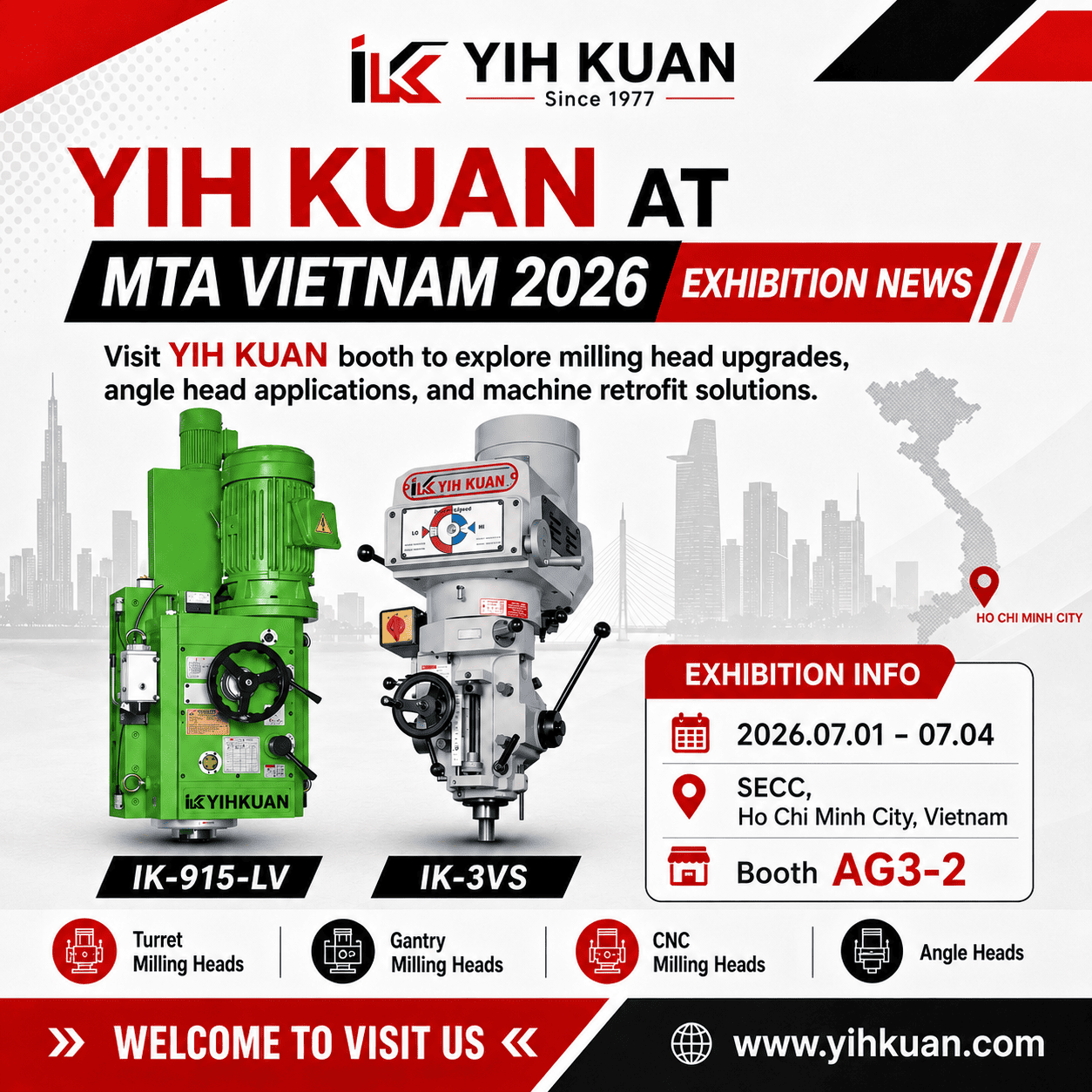 YIH KUAN is heading to Ho Chi Minh City for MTA Vietnam 2026!