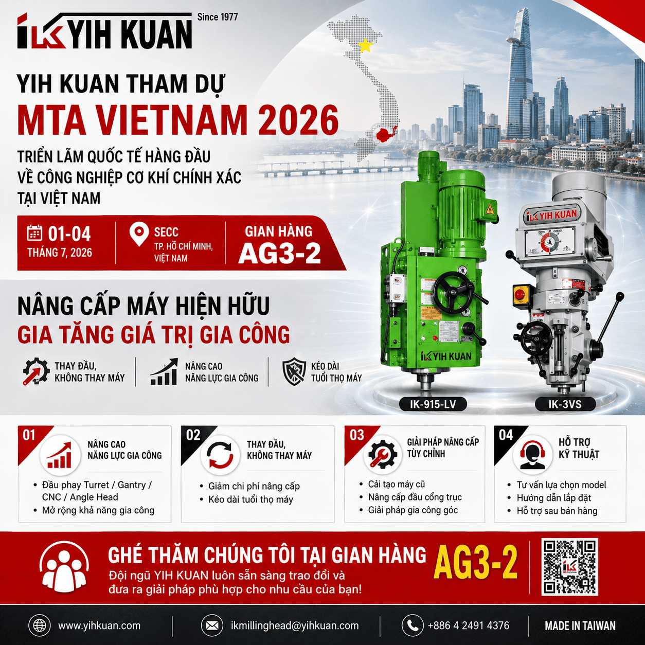 YIH KUAN sẽ đến Thành phố Hồ Chí Minh tham dự MTA Vietnam 2026!